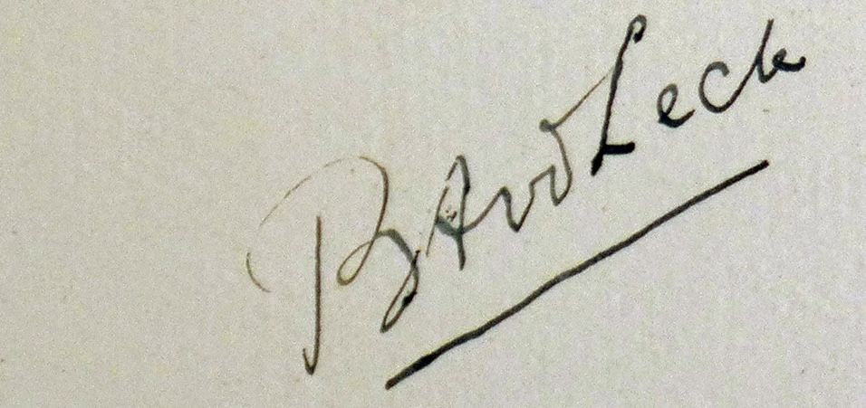 Signature de Bart van der Leck