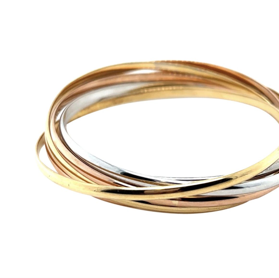 Cartier, bracelet Trinity à sept anneaux