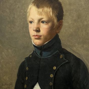 Michel Martin DRÖLLING (1786-1851), Portrait of Dominique Alexandre "Charles" Legrand (1790-1808), oil on canvas