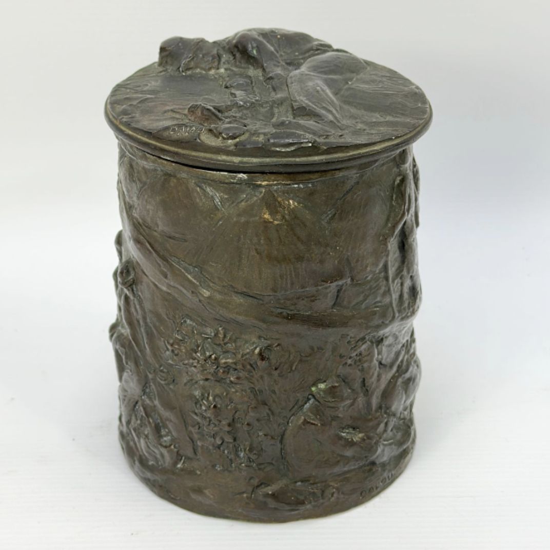 Jules Aimé Dalou, Tobacco pot, bronze