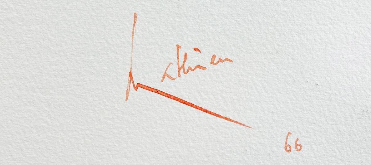 Georges Mathieu's signature