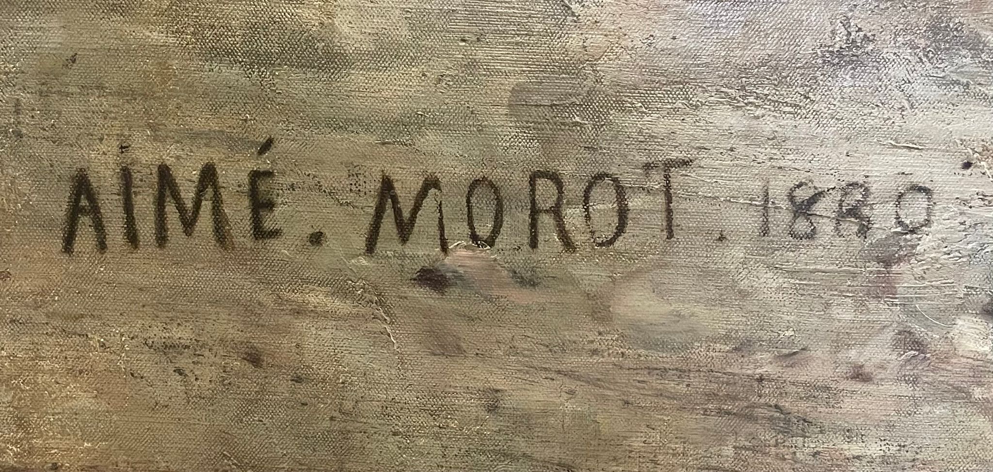 Signature of Aimé Morot