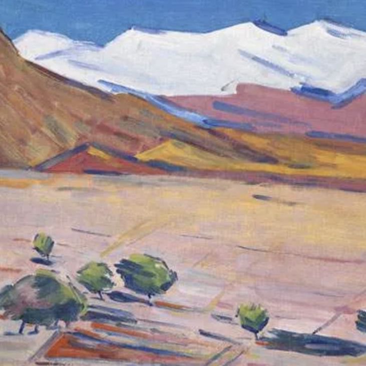 Martiros Saryan, oil on canvas