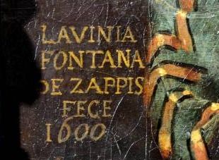 Signature de Lavinia Fontana