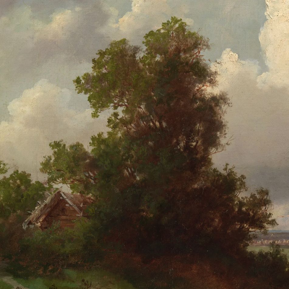 Alexei Savrassov, oil on canvas