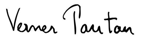 Verner Panton's signature