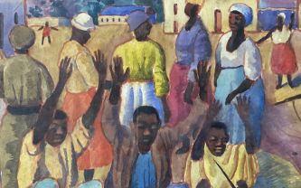 Gérard Sekoto, oil on canvas