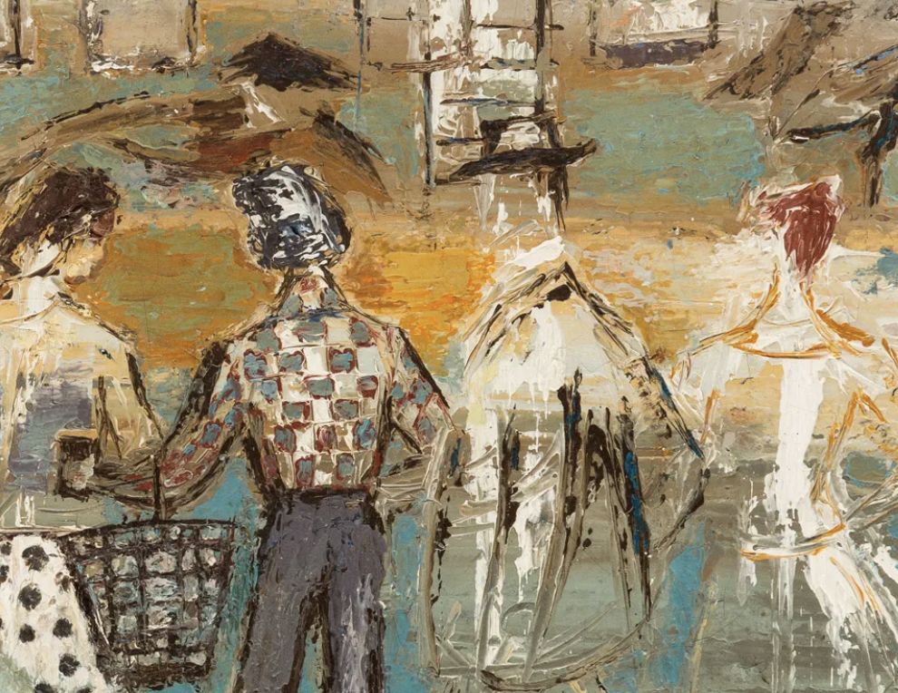 Gérard Sekoto, oil on canvas