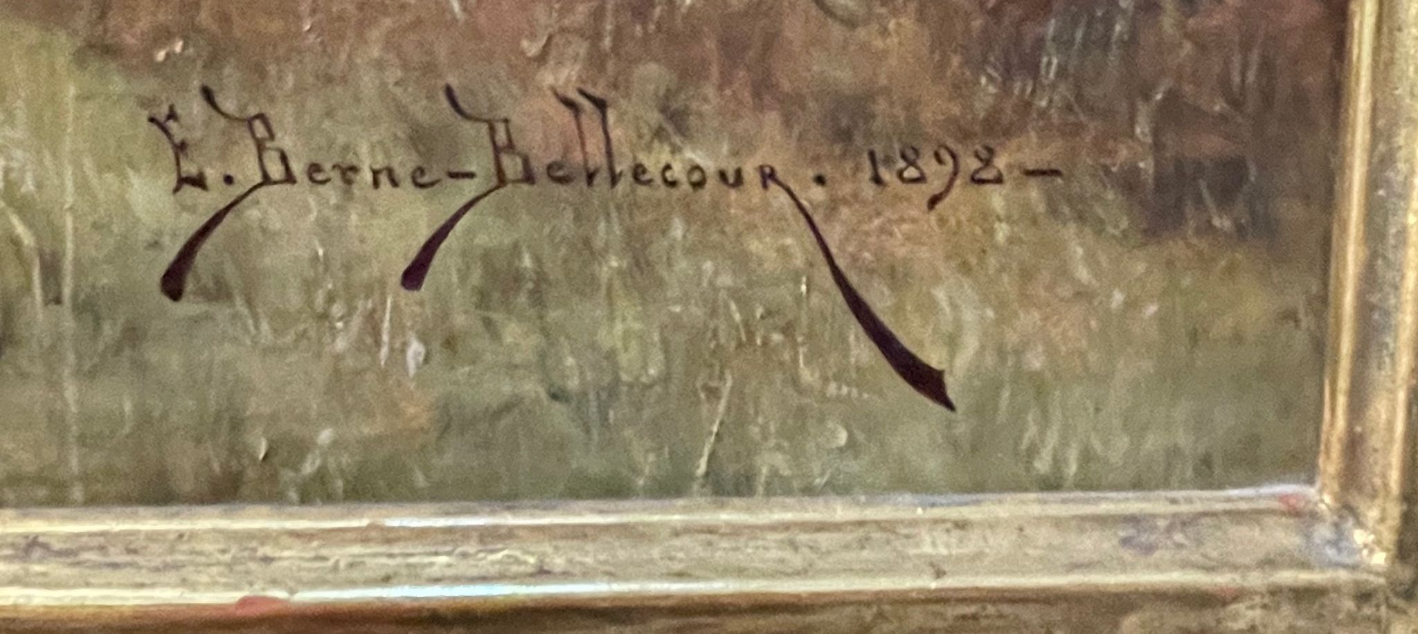 Signature of Berne Bellecour