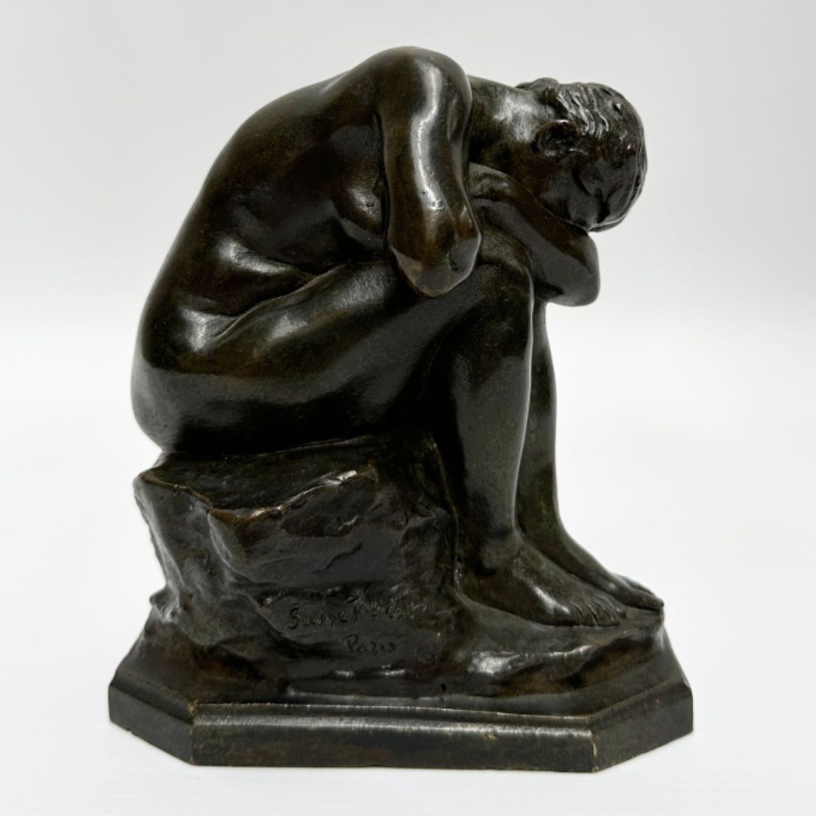 Jules Aimé Dalou, bronze with brown patina