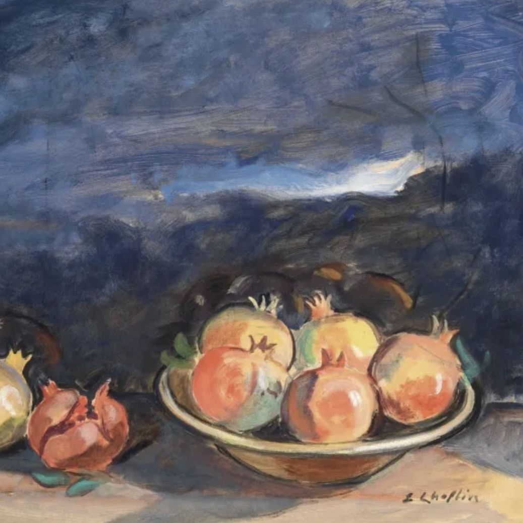 Elisabeth Chaplin, huile sur toile