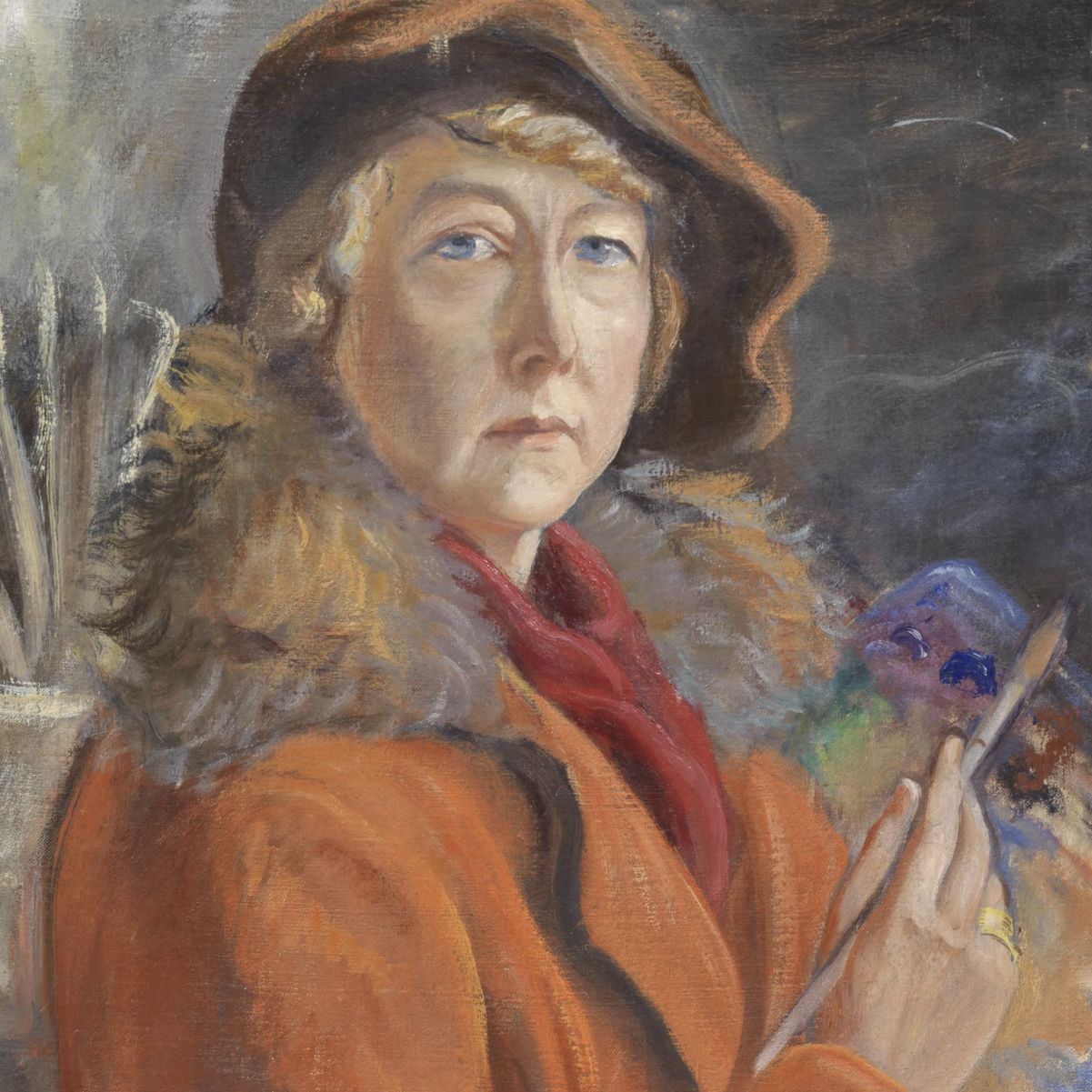 Elisabeth Chaplin, huile sur toile