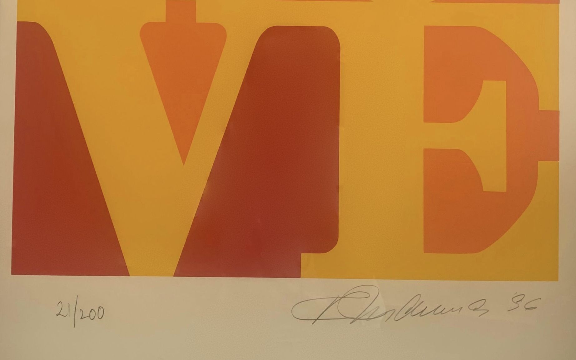 Robert Indiana, silkscreen