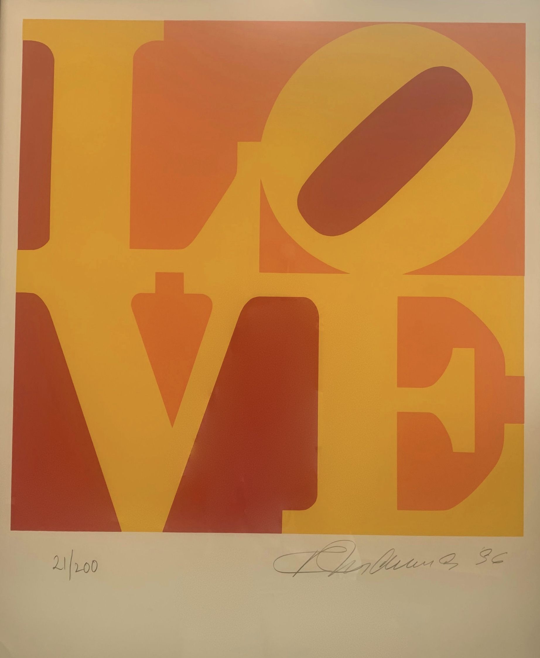 Robert Indiana, silkscreen