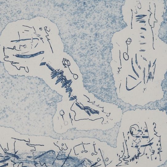 Camille Bryen, lithographie