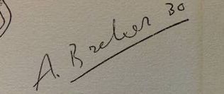 Arno Breker's signature