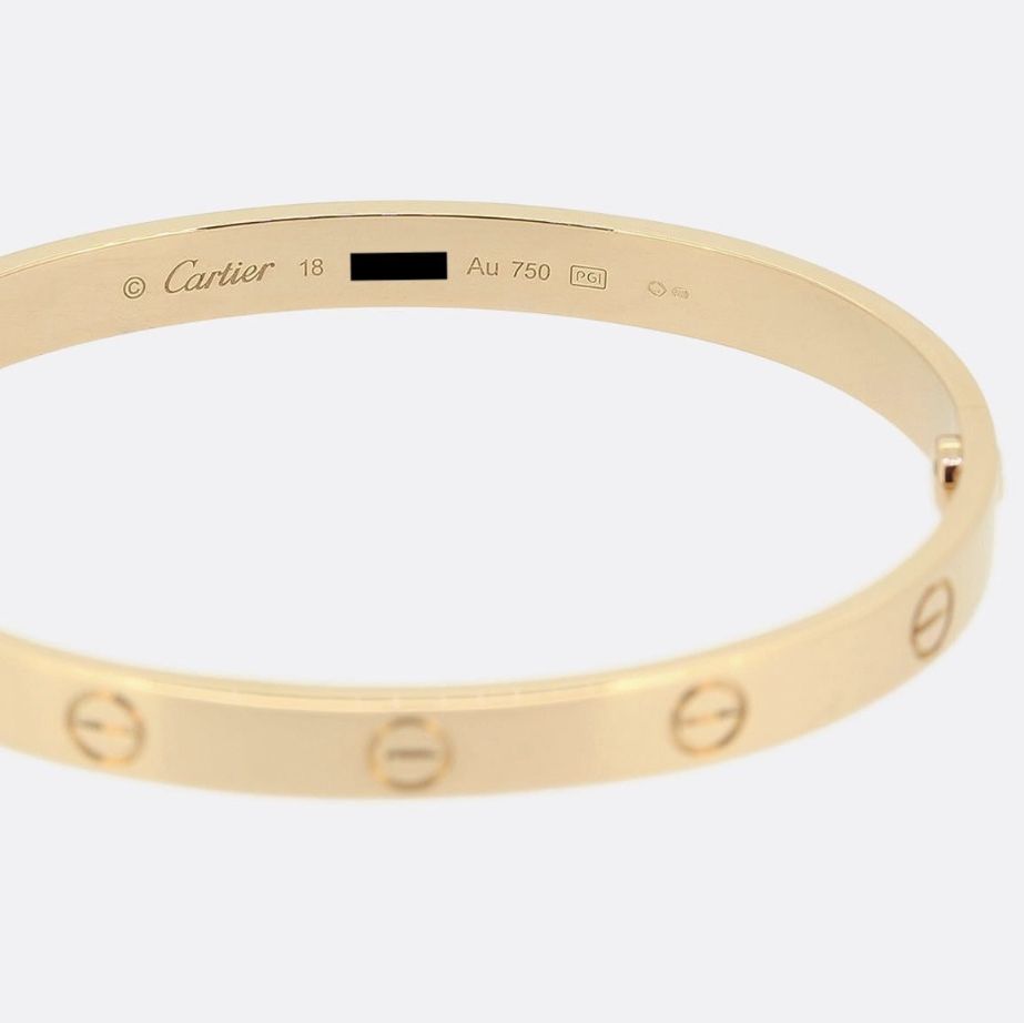 Cartier, bracelet Love en or jaune