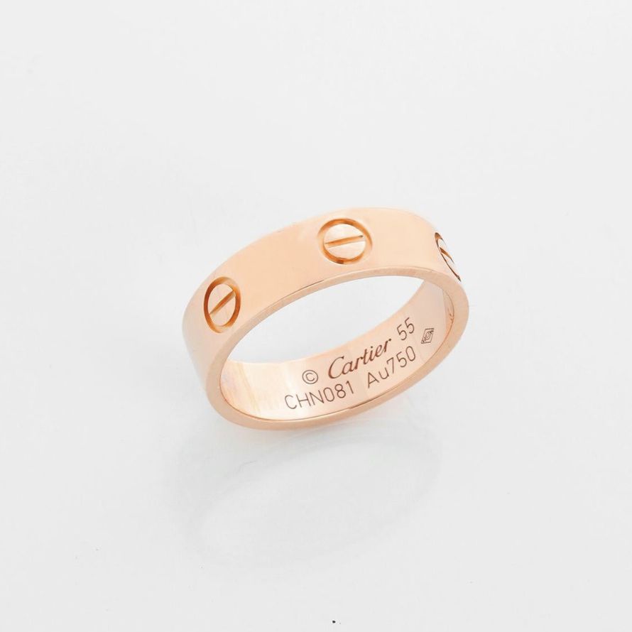 Cartier, bague Love en or rose