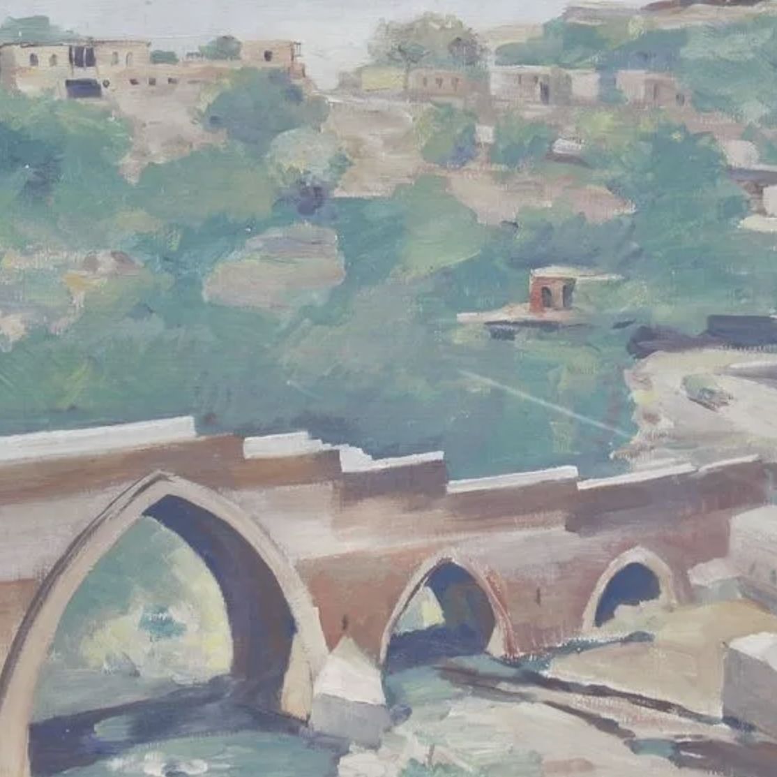 Martiros Saryan, oil on canvas