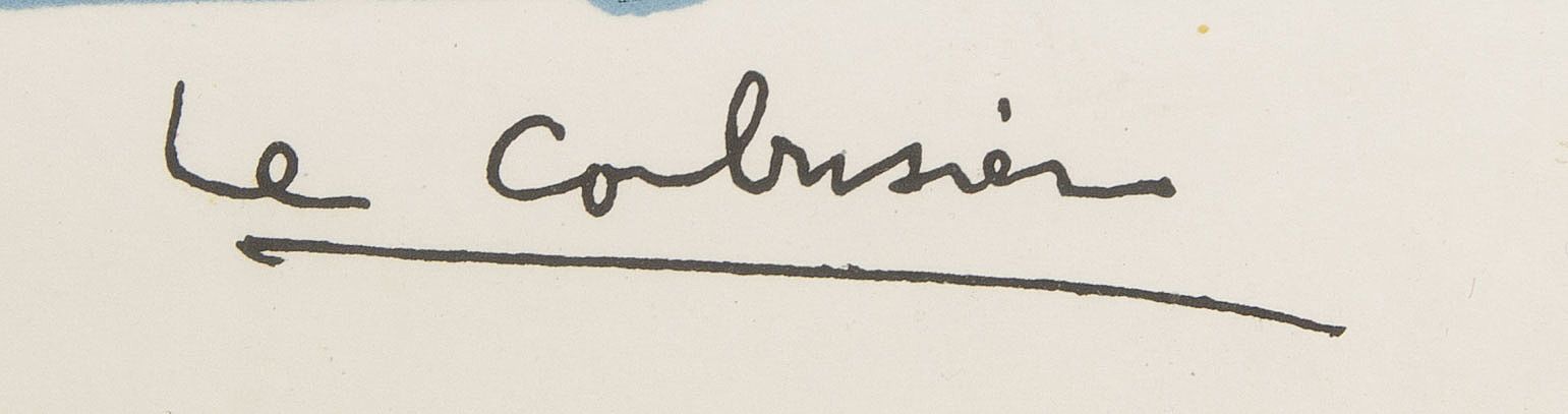 Le Corbusier's signature