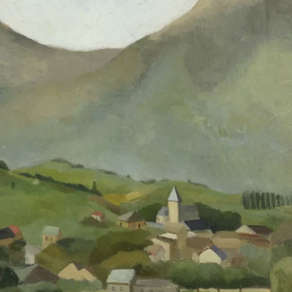 Gaston Balande, oil on canvas