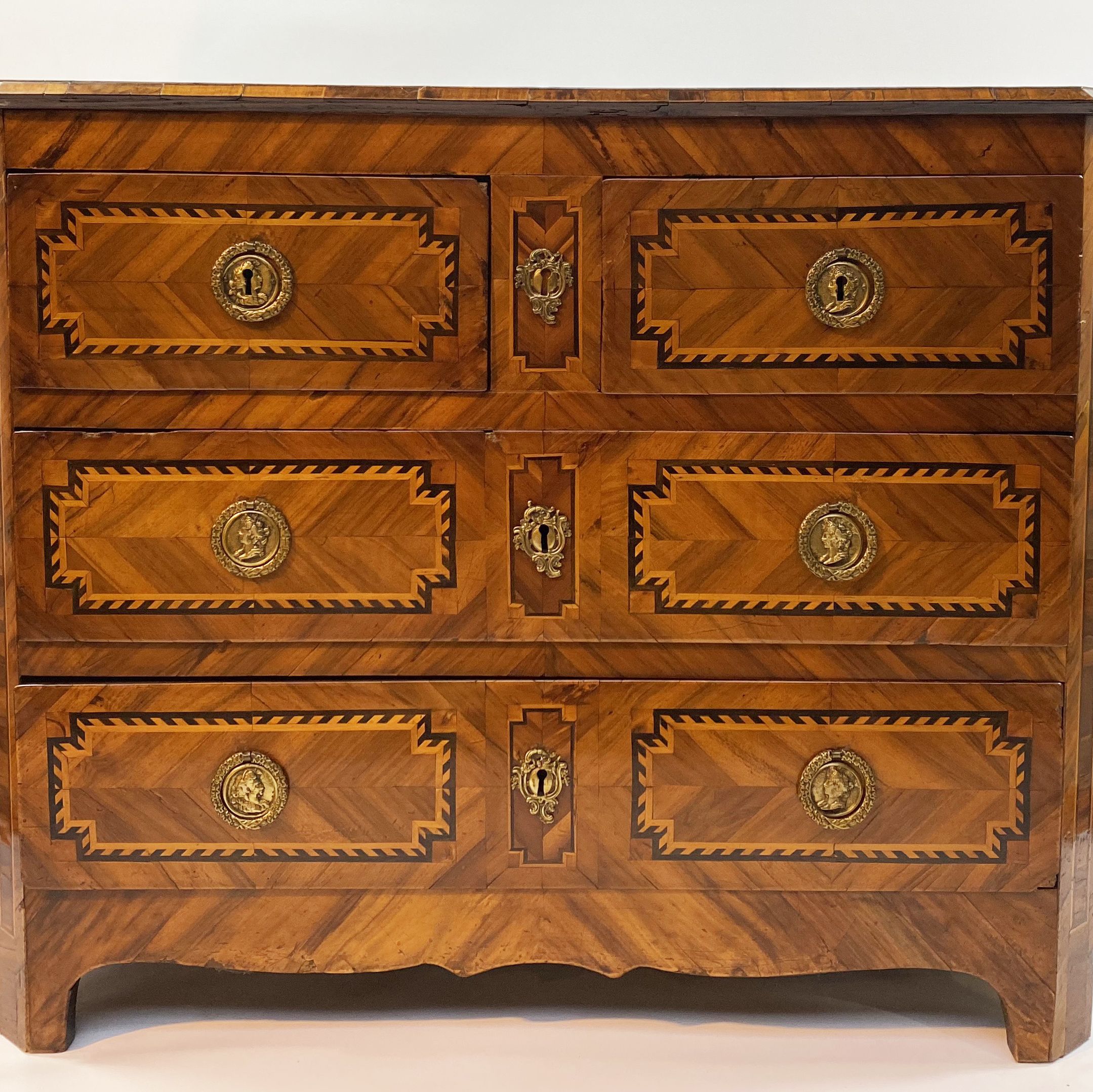 Louis XVI period chest of drawers