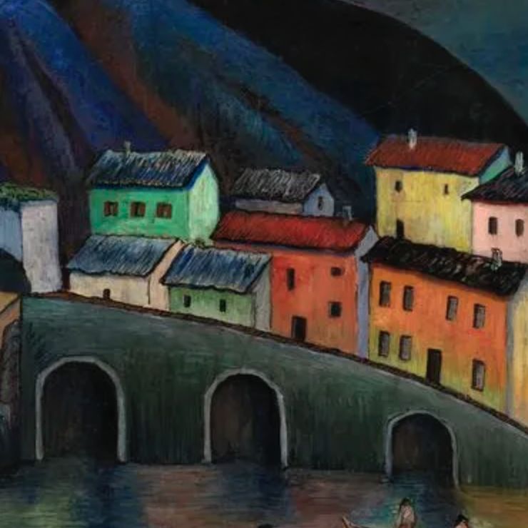Marianne von Werefkin, huile sur toile