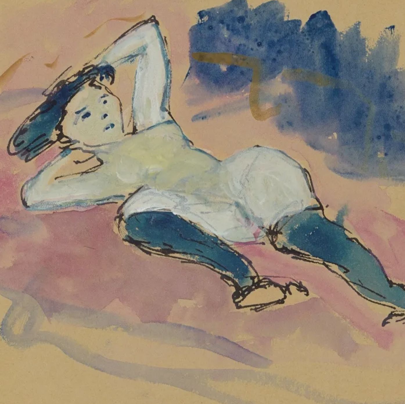 Marianne von Werefkin, gouache et crayon sur papier