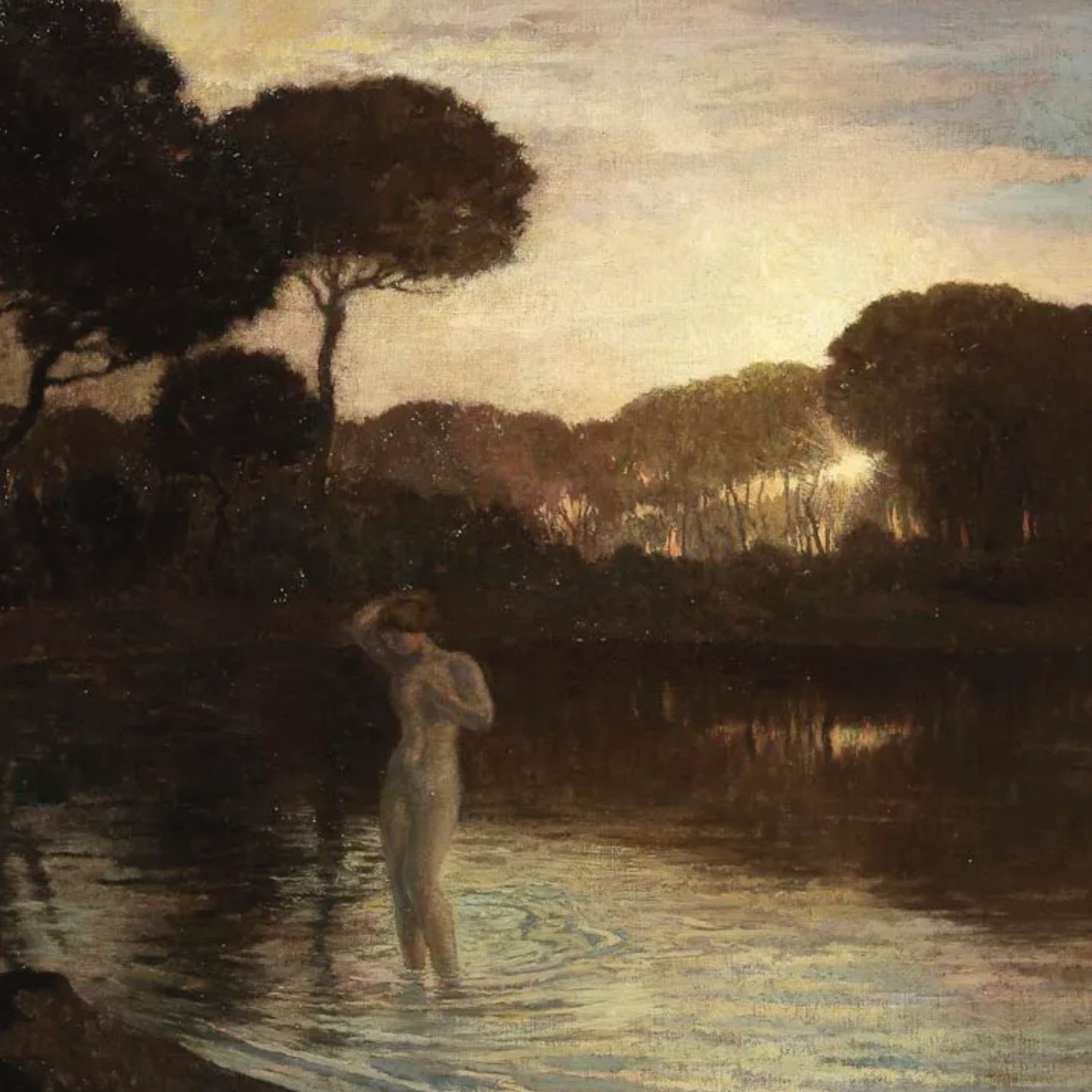 René Ménard, huile sur toile