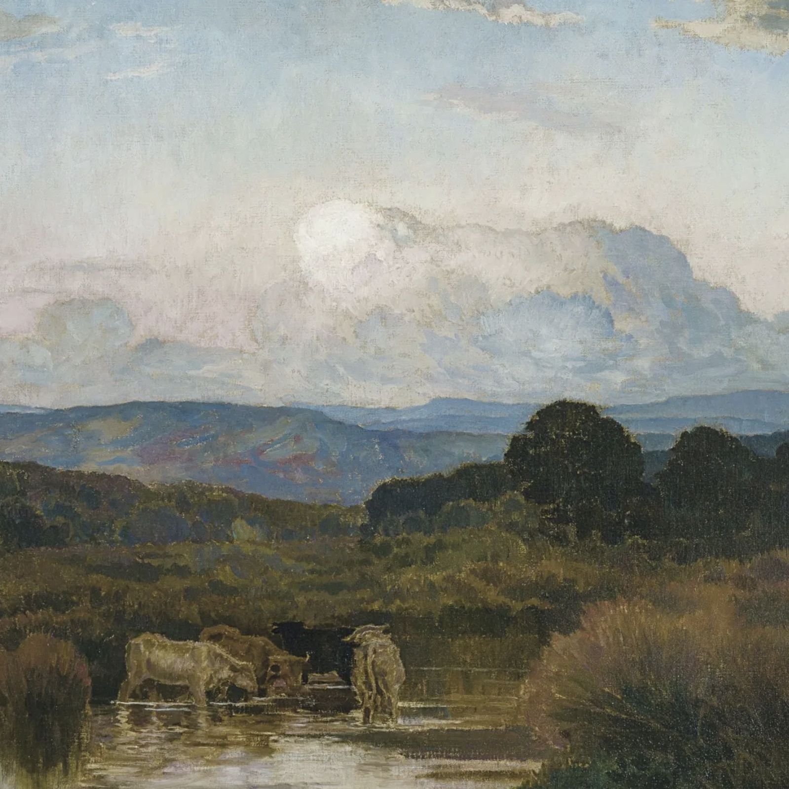 René Ménard, huile sur toile