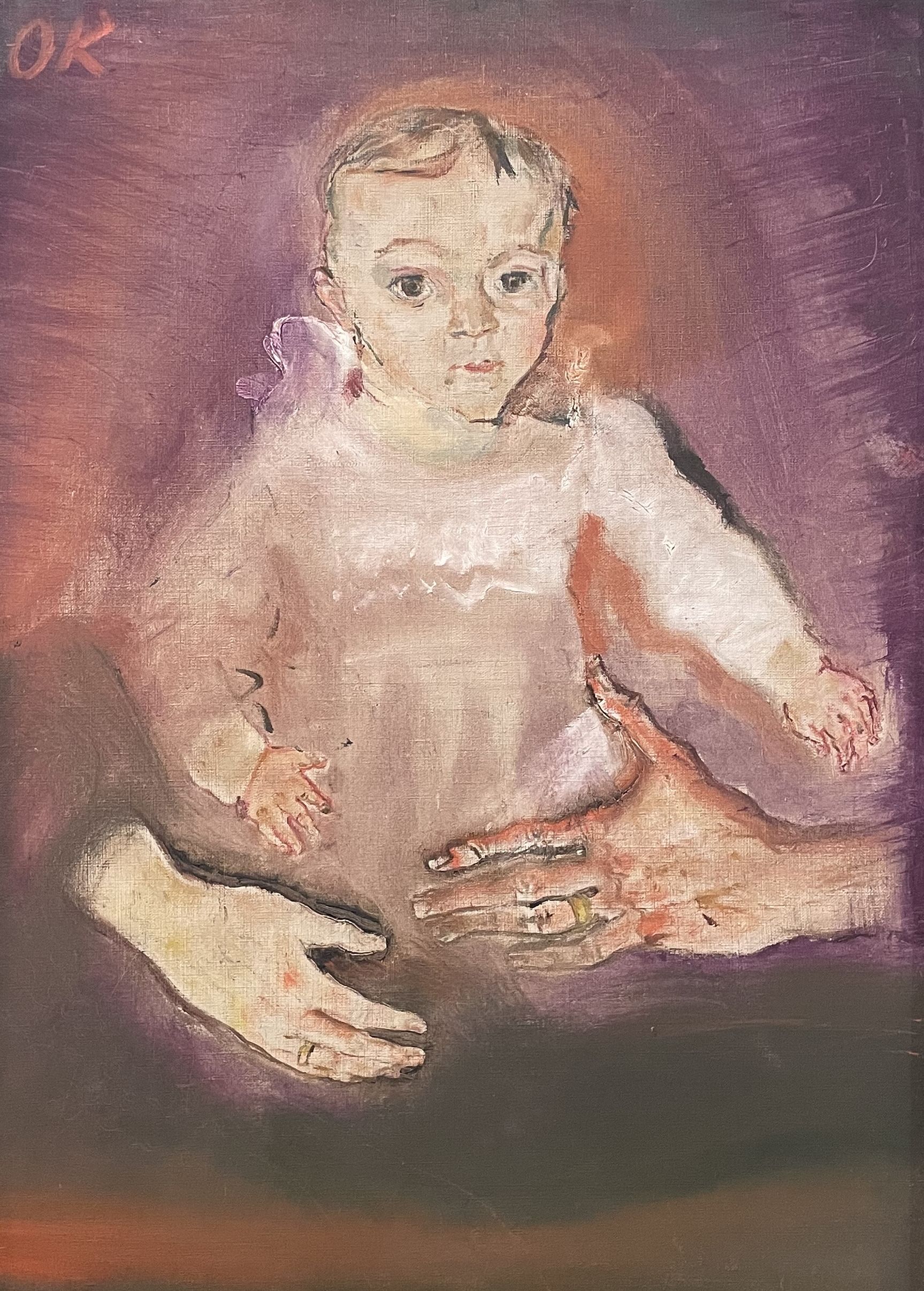 Oskar Kokoschka, oil on canvas