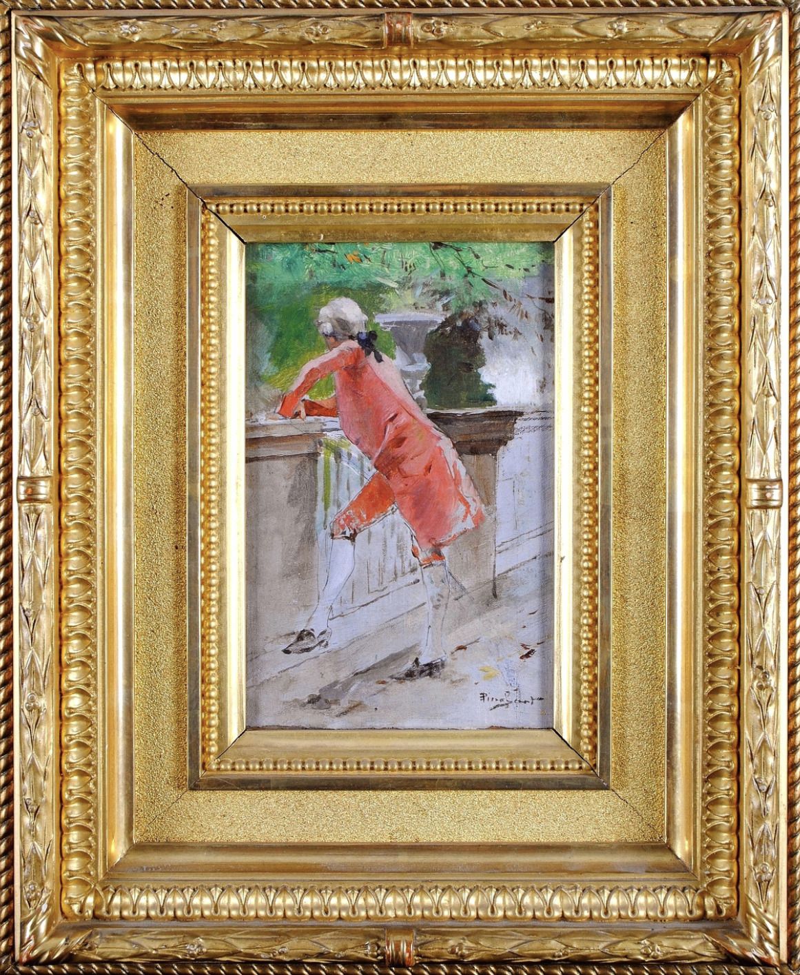 Auguste Émile Pinchart, huile sur toile