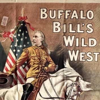 JONES Adrian. Buffalo Bills Wild West. 1903. Lithographic poster