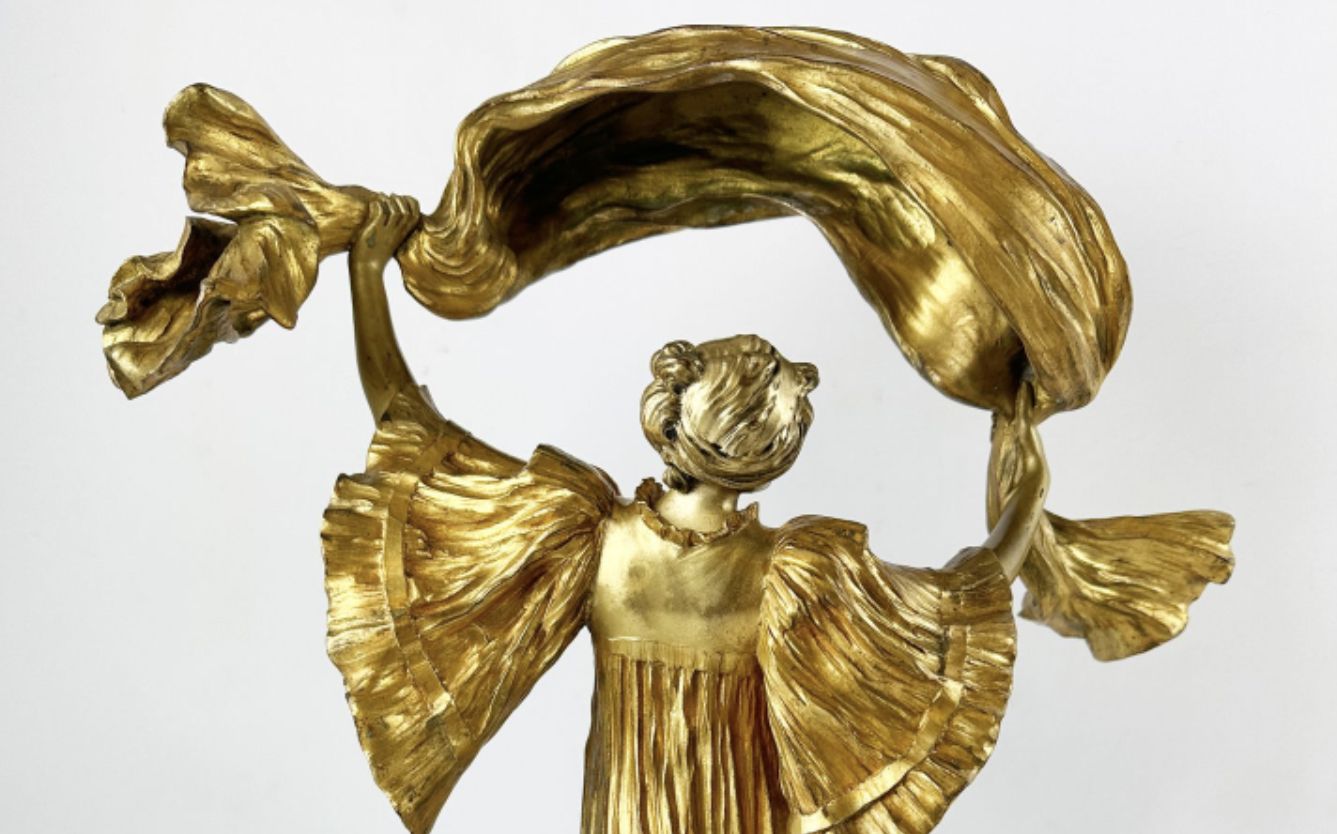 Agathon Léonard, gilded bronze sculpture