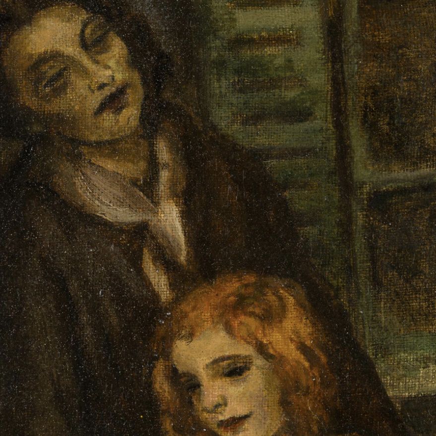 François Eberl, huile sur toile