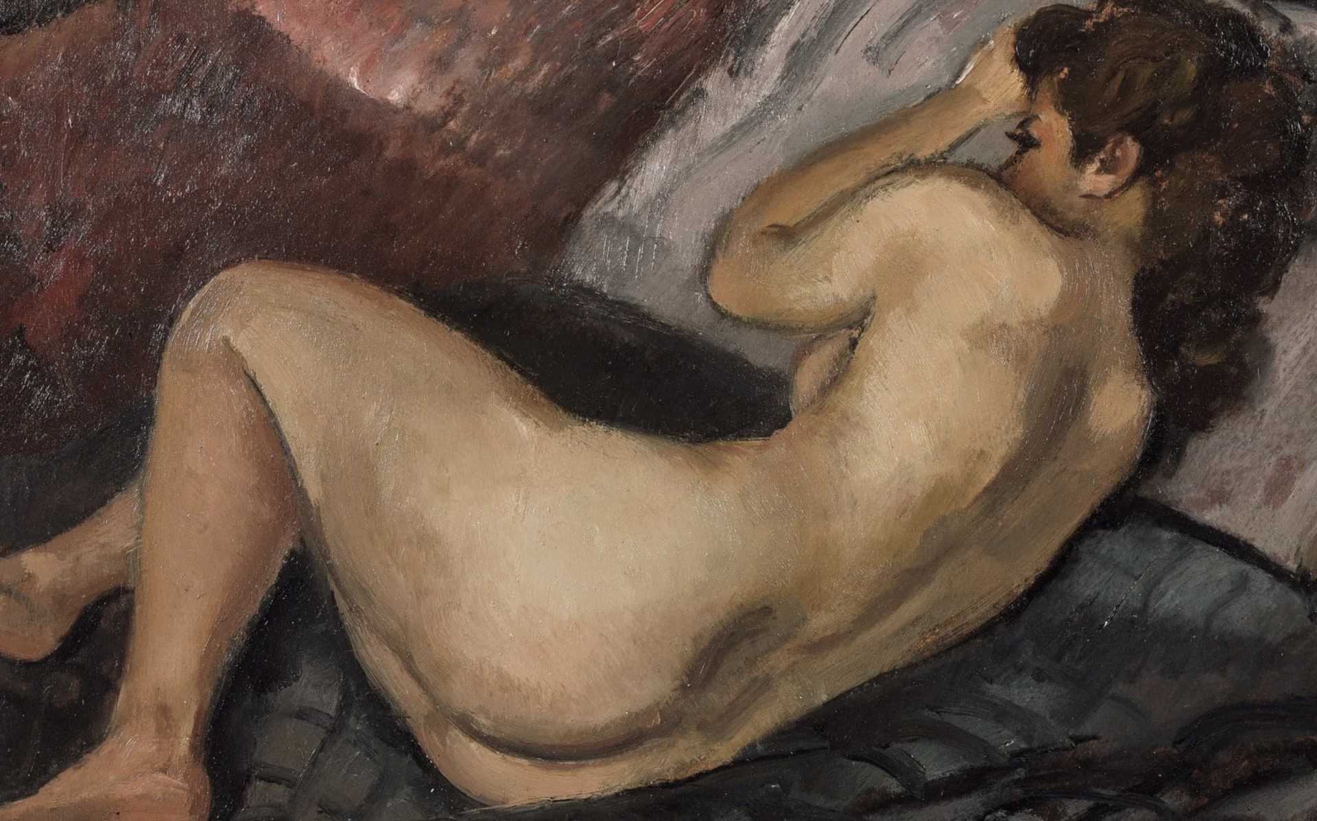 François Eberl, huile sur toile