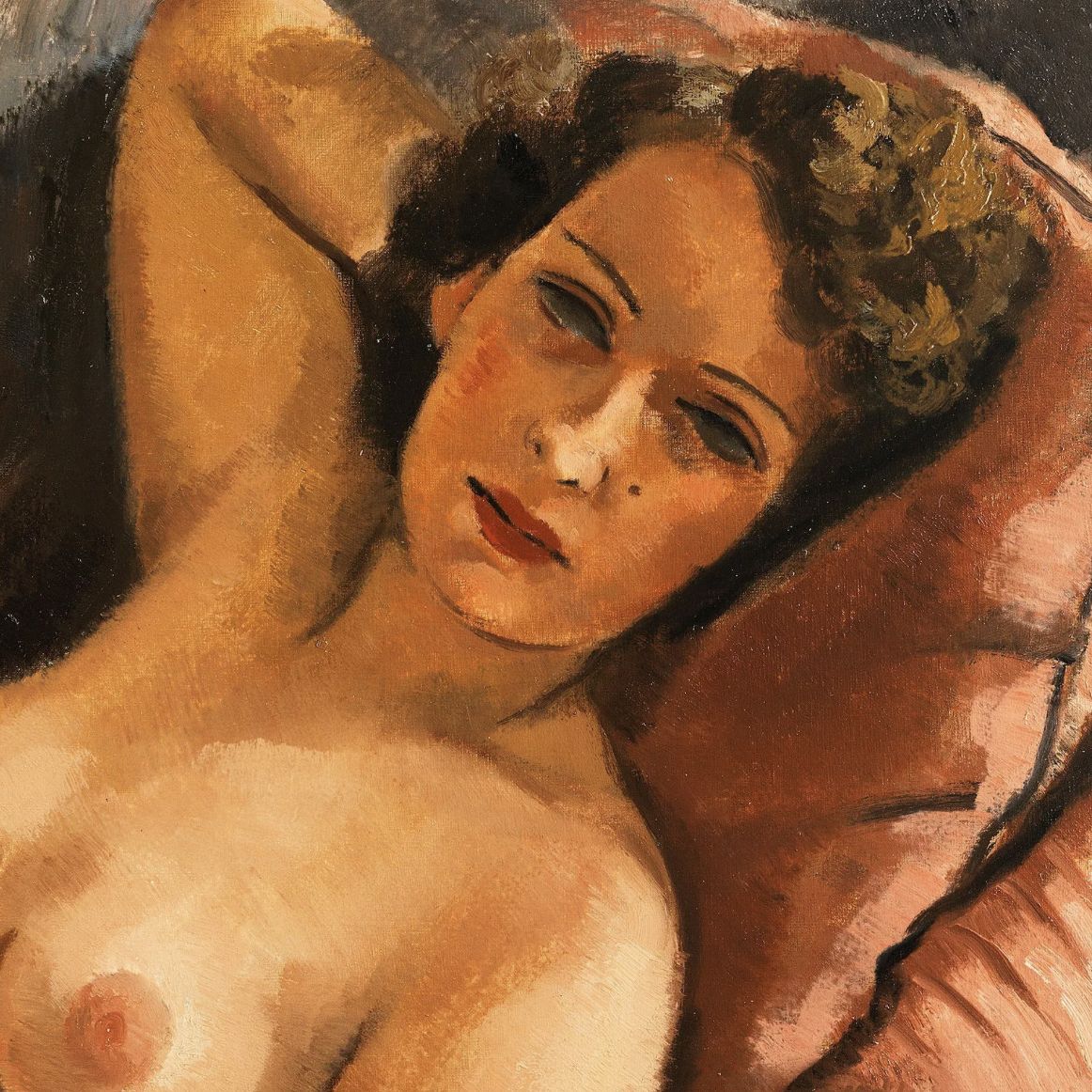 François Eberl, huile sur toile