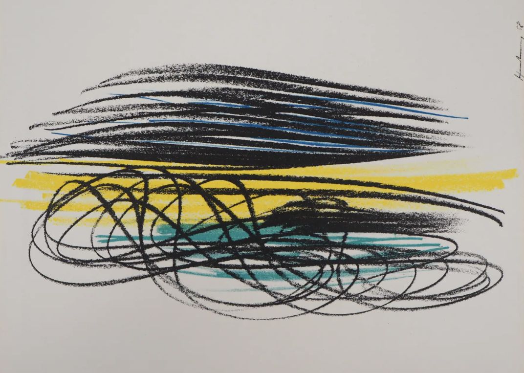 Hans Hartung, lithograph