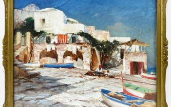 Constantin Westchiloff, oil on canvas