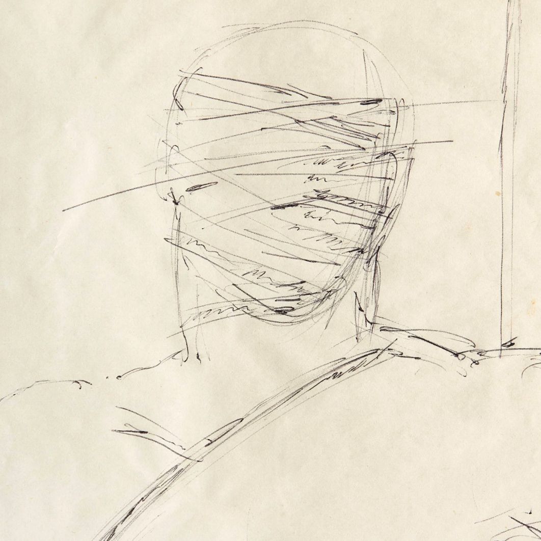 Igor Mitoraj, drawing