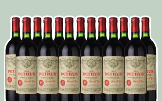 Lot of Petrus sold at auction