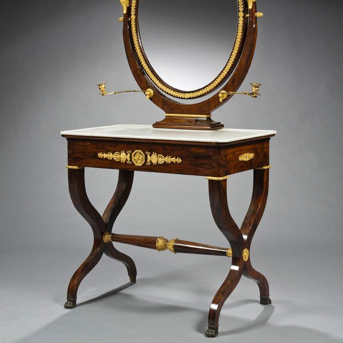 Empire period dressing table