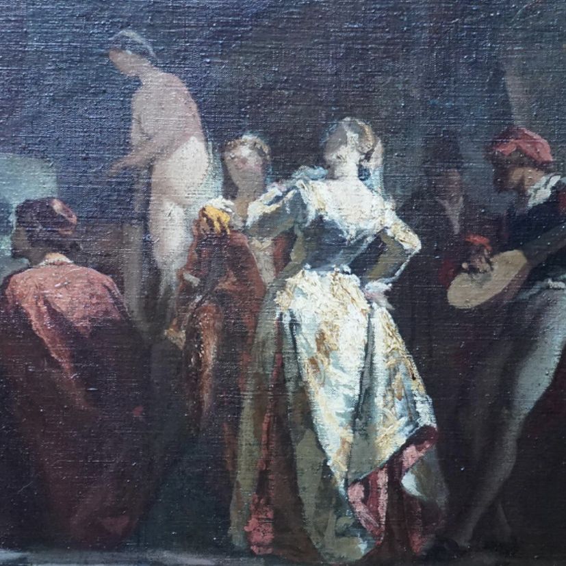 Adolphe Monticelli, huile sur toile