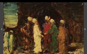 Adolphe Monticelli, huile sur toile