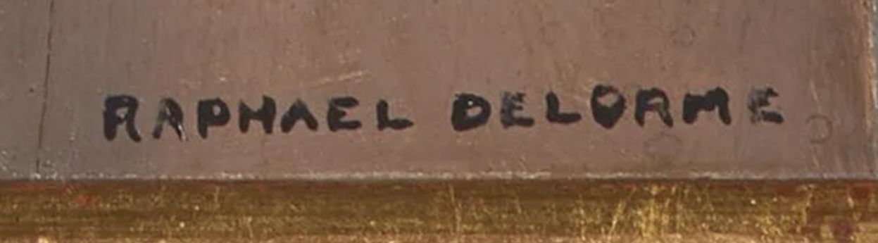 Raphaël Delorme's signature