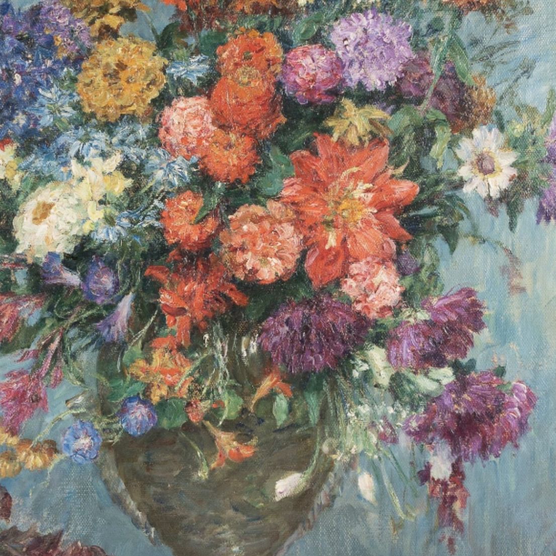 Marie Louise Breslau, huile sur toile