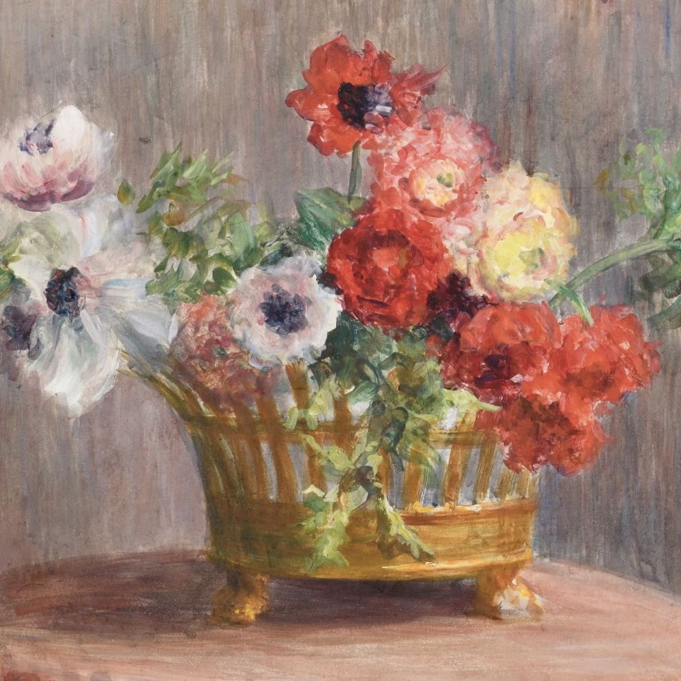 Marie Louise Breslau, huile sur toile