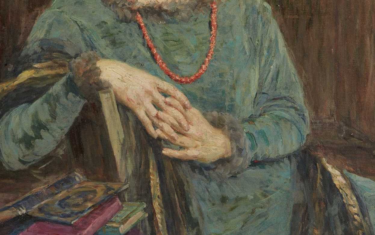 Marie Louise Breslau, huile sur toile