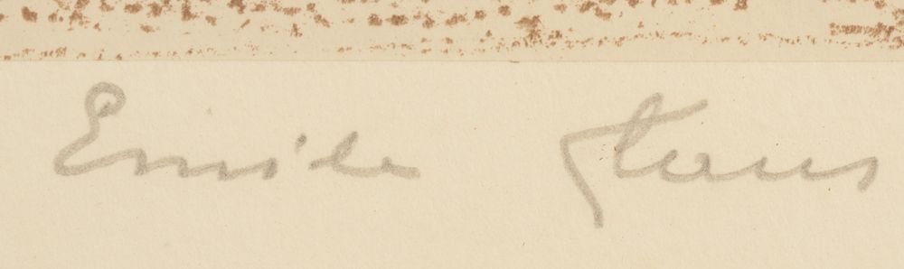 Signature of Émile Claus