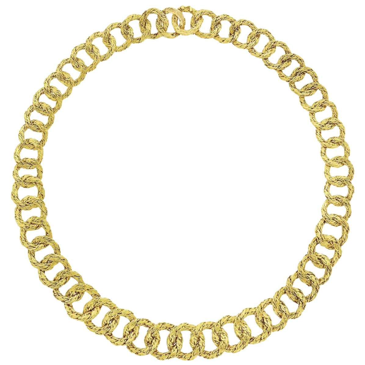 Hermès, gold necklace